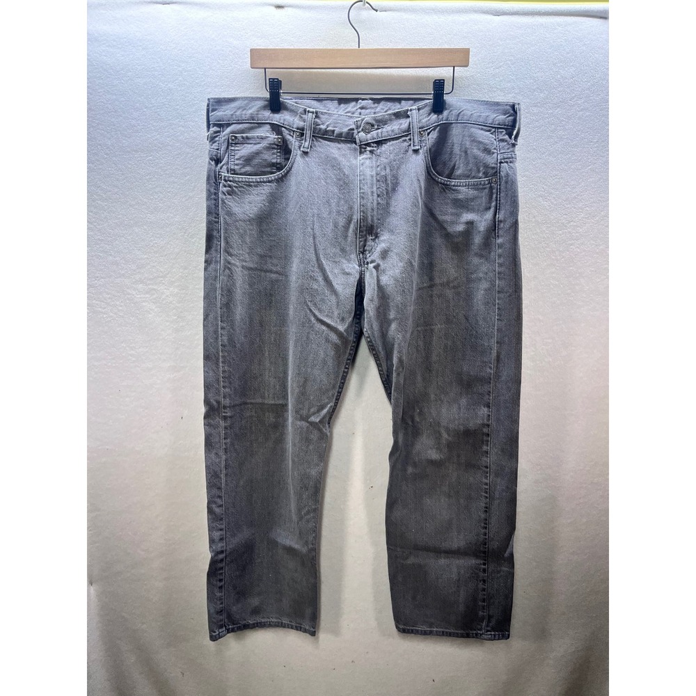 Levis 569 Loose Straight Grey Denim Jeans Mens 38/32 Cotton Vintage Cool 3122